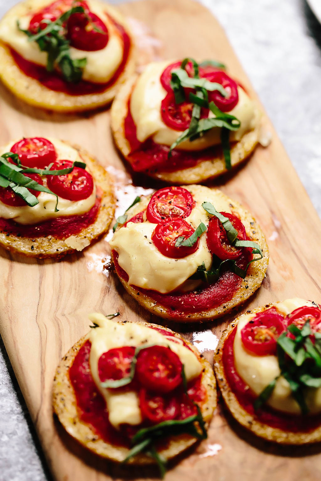 Vegan Polenta Pizza Bites