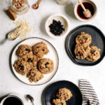 Vegan Blueberry Almond Oat Breakfast Cookies