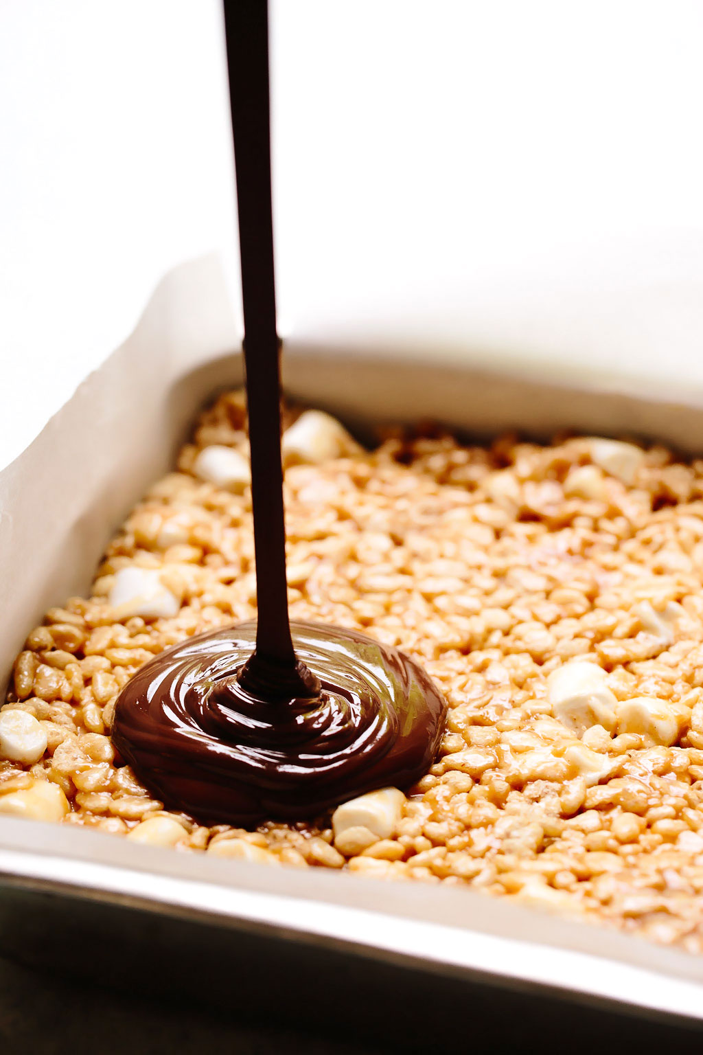 Vegan Peanut Butter Cup Rice Krispie Treats
