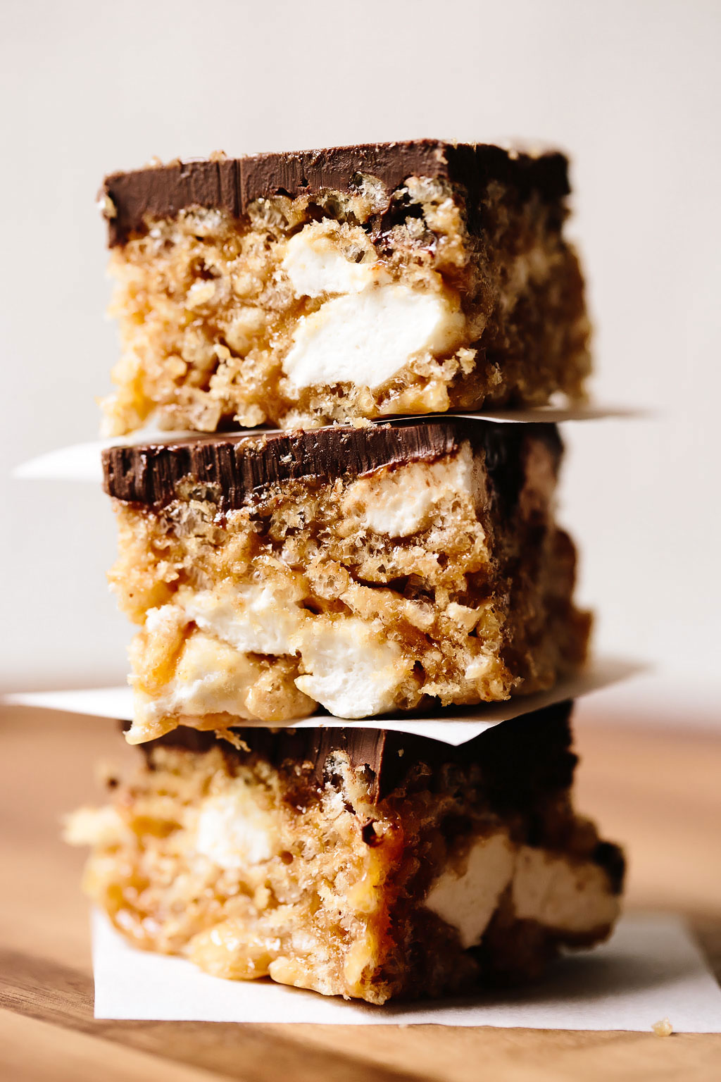 Vegan Peanut Butter Cup Rice Krispie Treats