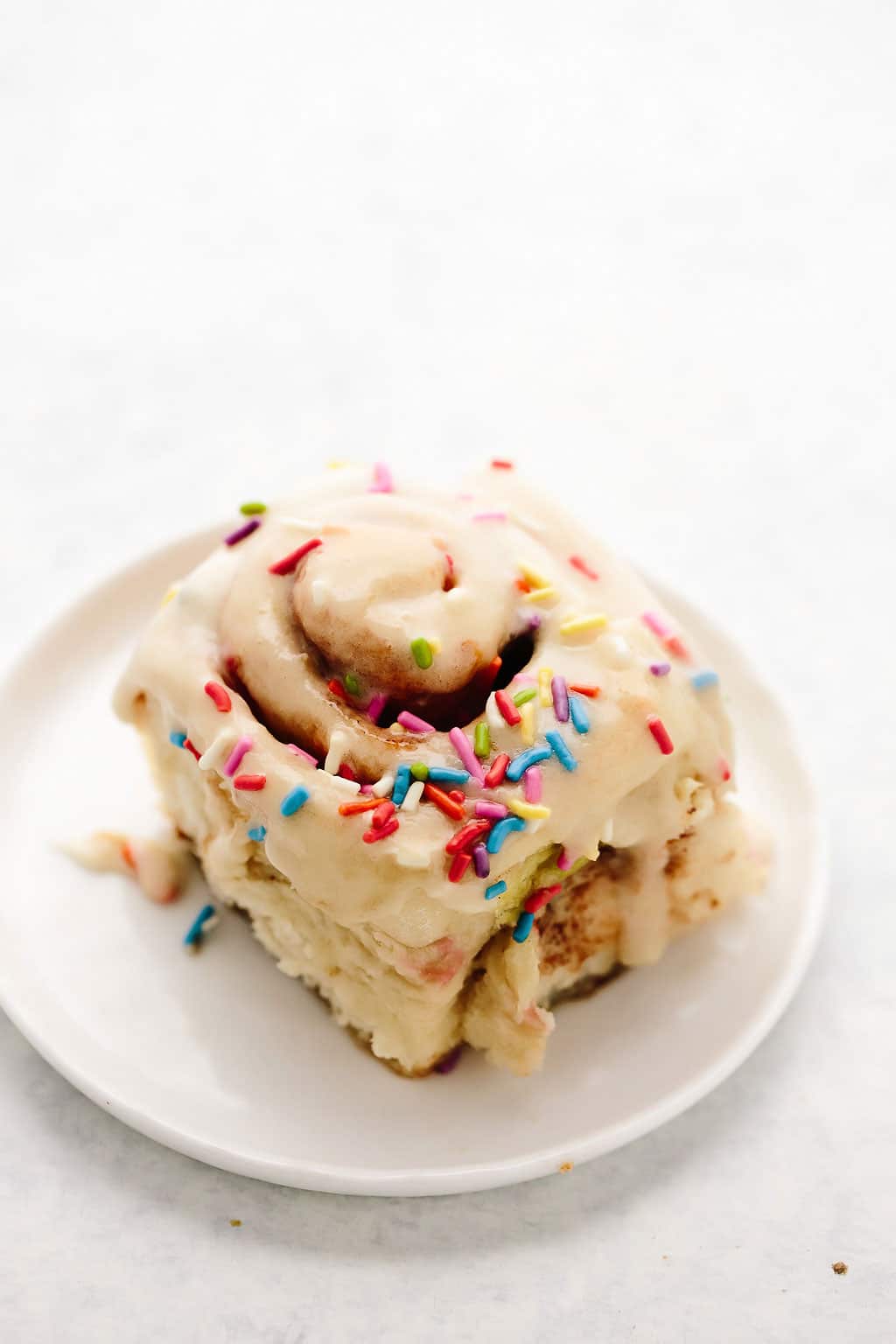 Vegan Funfetti Cinnamon Rolls