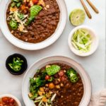 Vegan Black Bean Red Pepper Soup