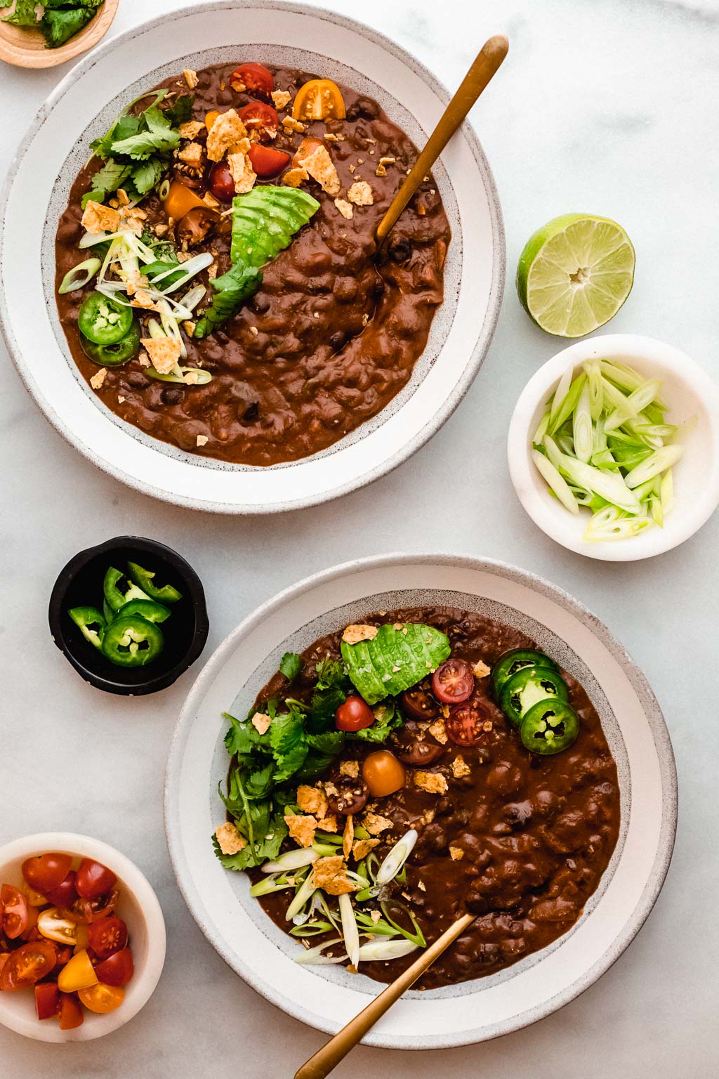 Vegan Black Bean Red Pepper Soup