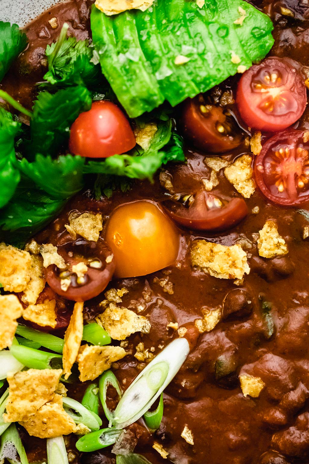 Vegan Black Bean Red Pepper Soup