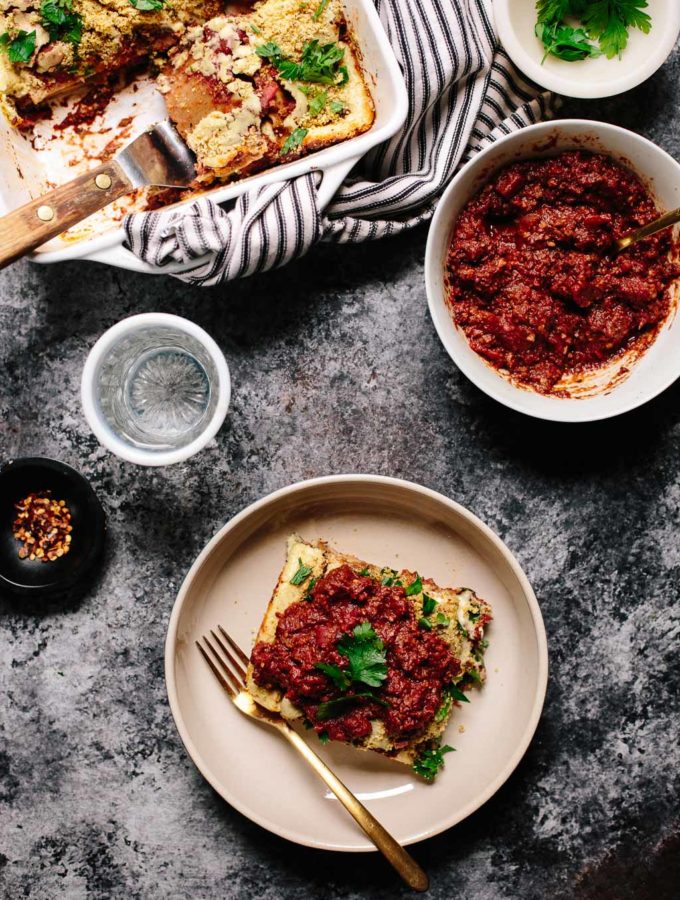 Vegan Lasagna Bolognese