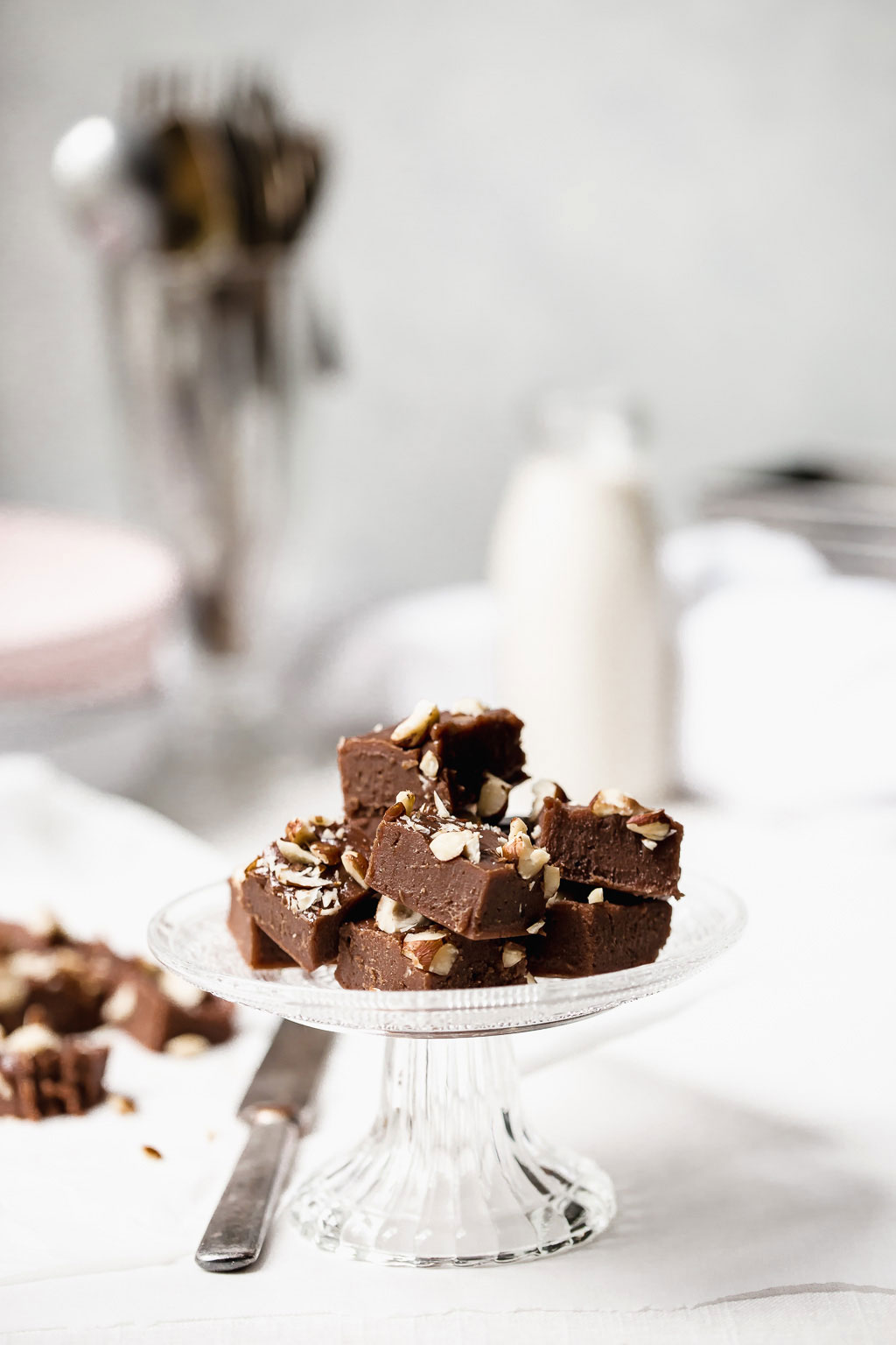 Vegan Nutella Fudge