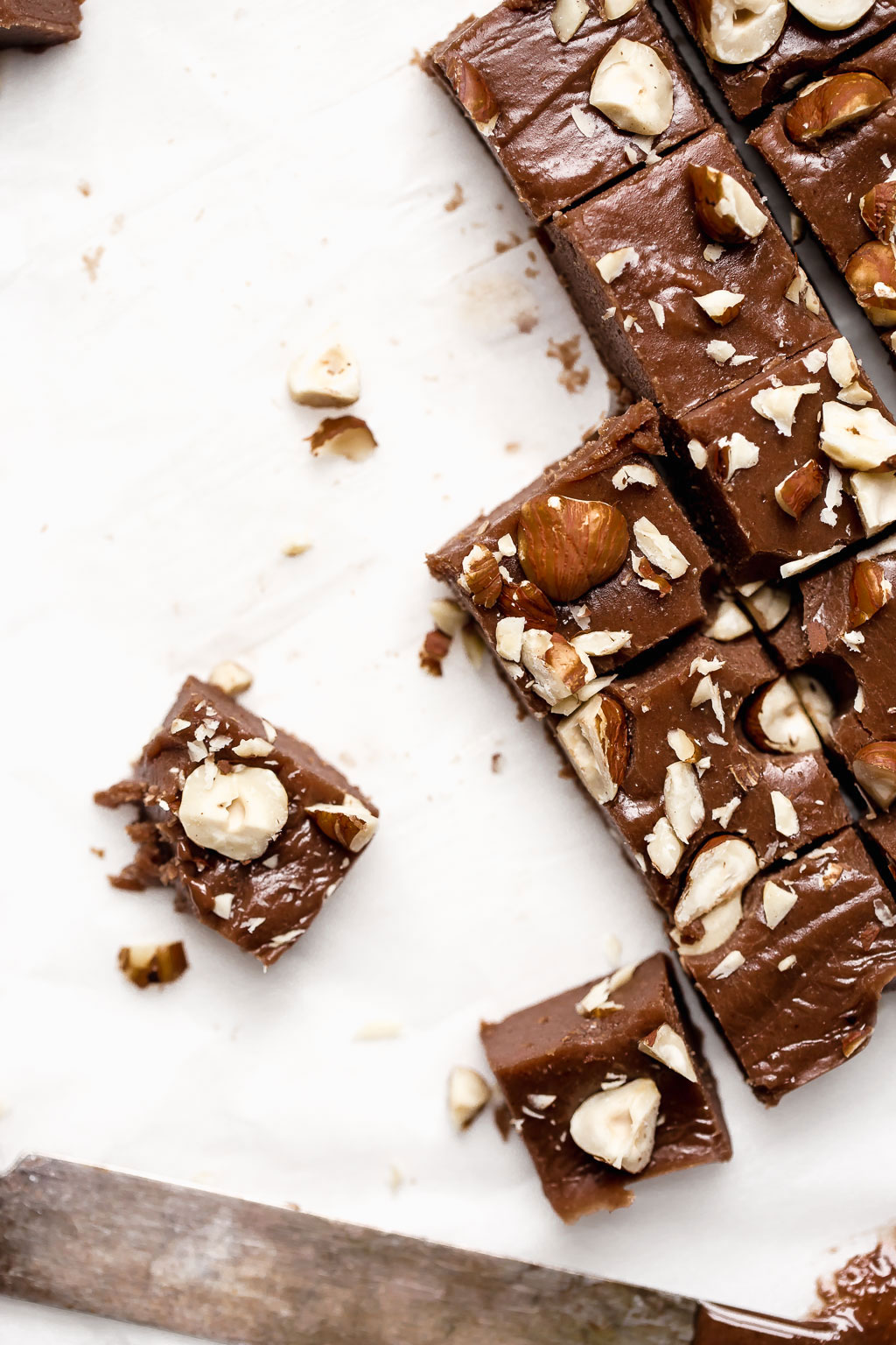 Vegan Chocolate Hazelnut Fudge