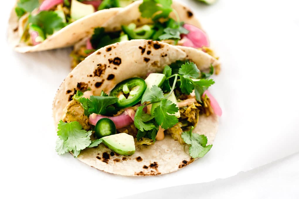 Vegan Brussels Sprout Tacos Avocado