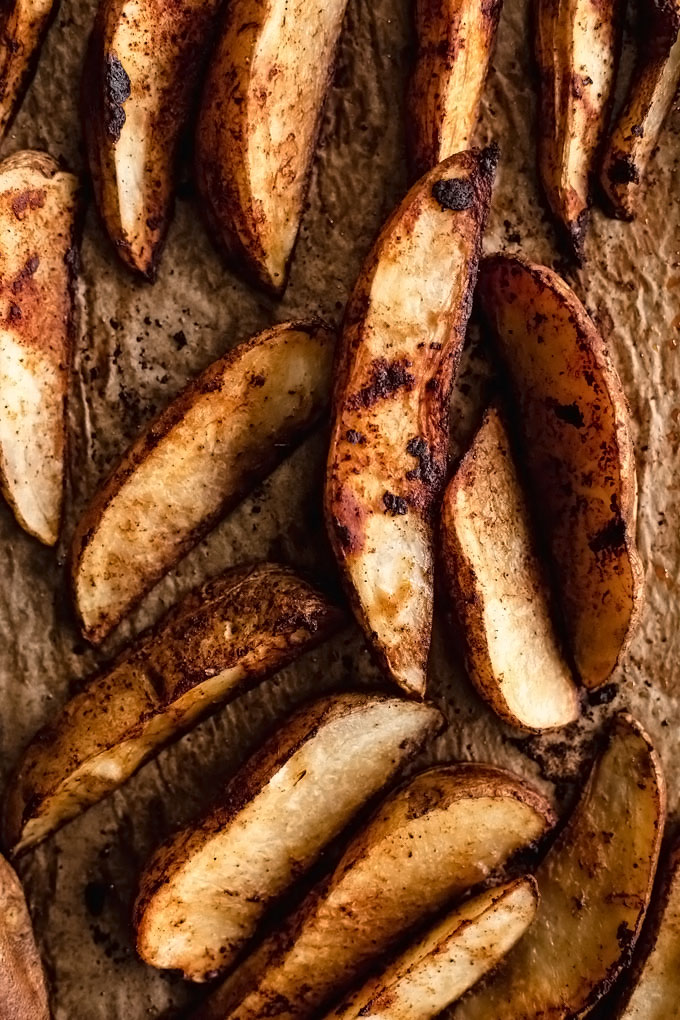 Seasoned Baked Potato Wedges