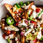 Loaded Nacho Potato Wedges