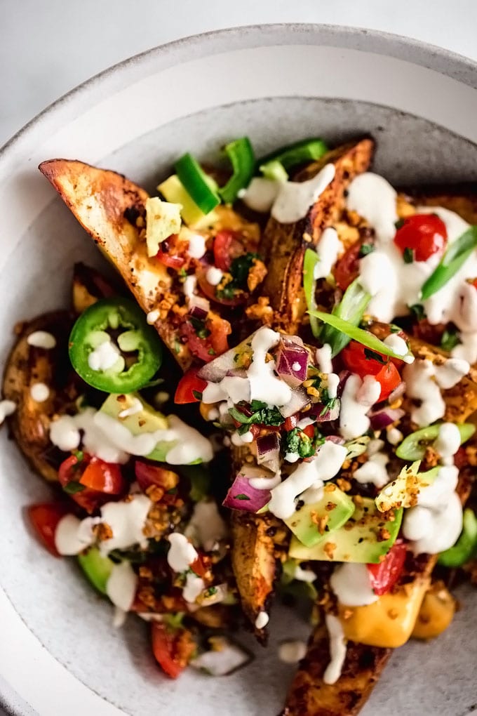 Loaded Nacho Potato Wedges