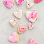 Vegan Iced Sugar Cookie Hearts