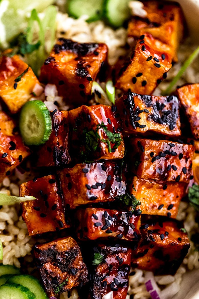 Sticky Spicy Sweet Tofu