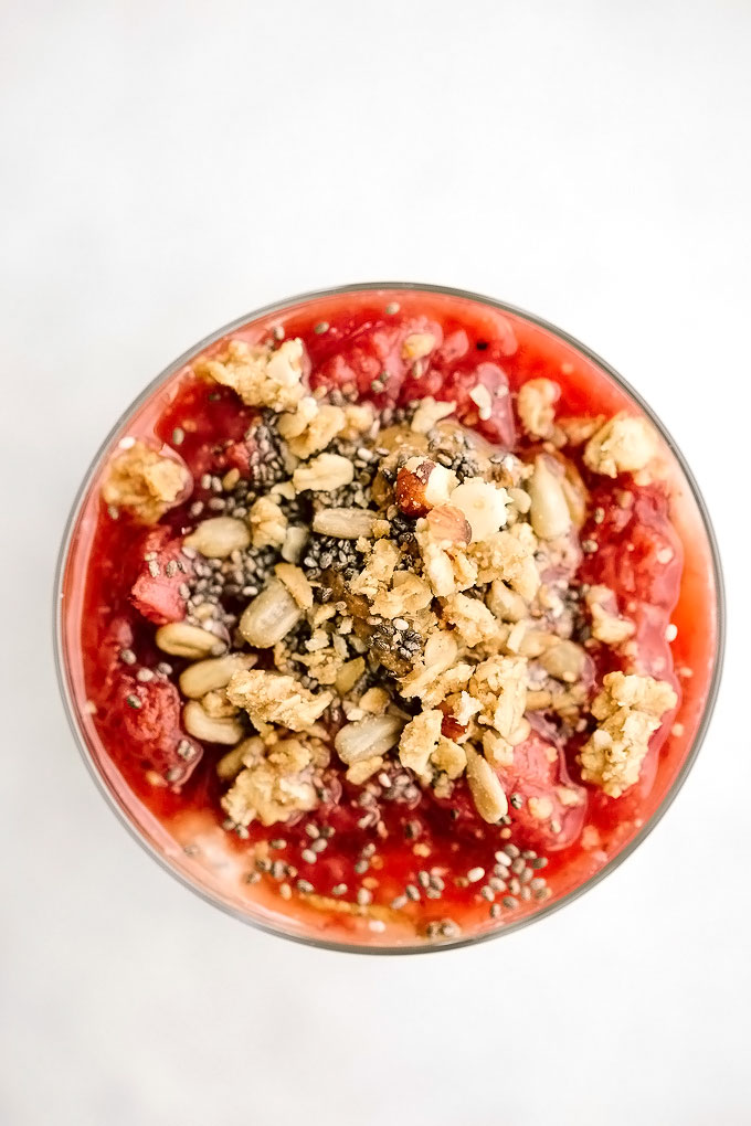 Strawberry Compote Oat Topping