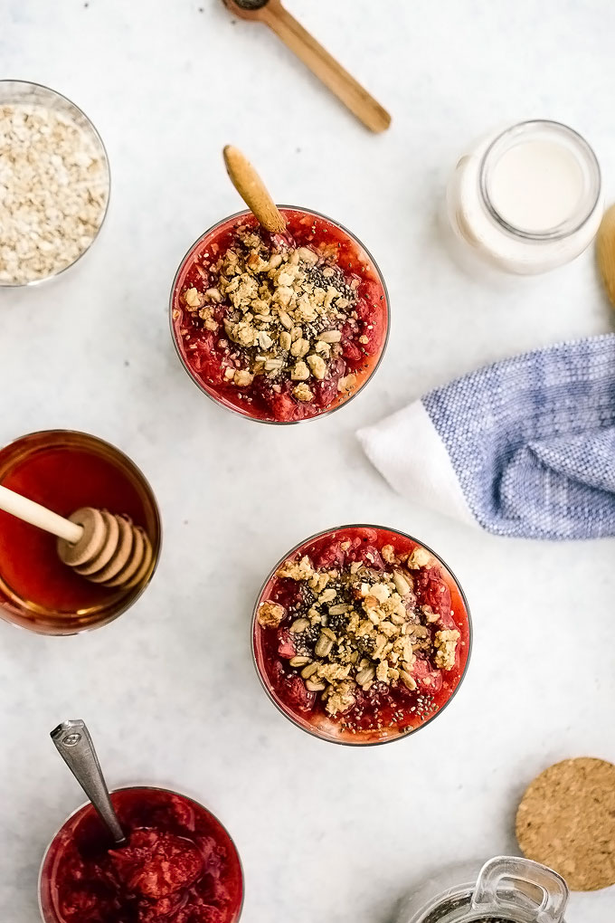 Strawberry Overnight Oats Recipe - Belle of the Kitchen