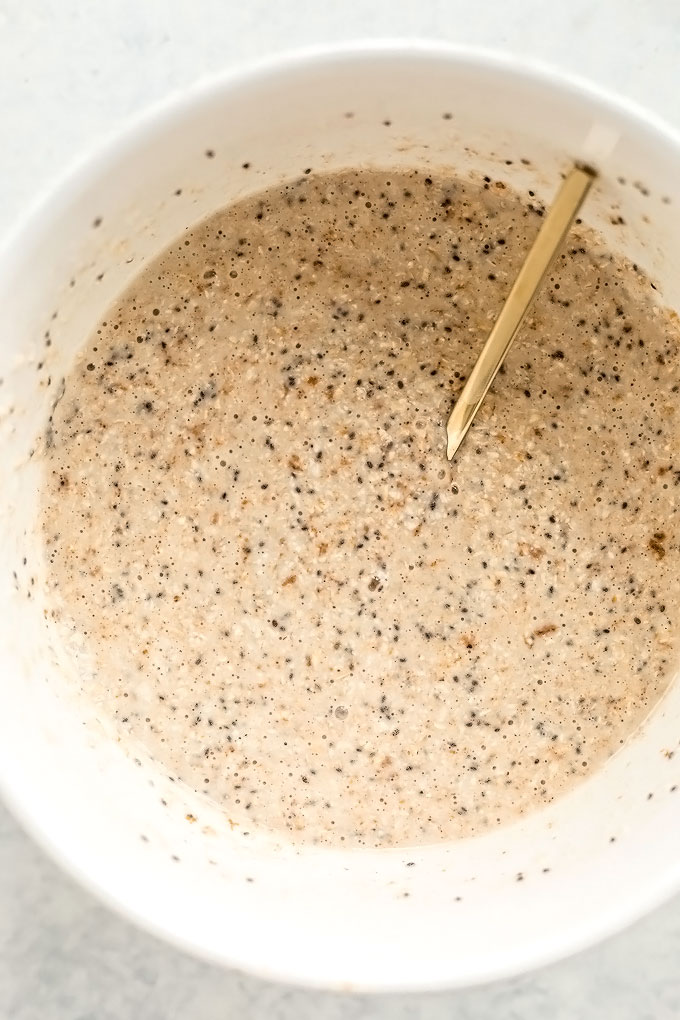 Strawberry Almond Butter Overnight Oats