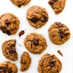 Vegan Almond Butter Chocolate Chip Cookies + Life Update