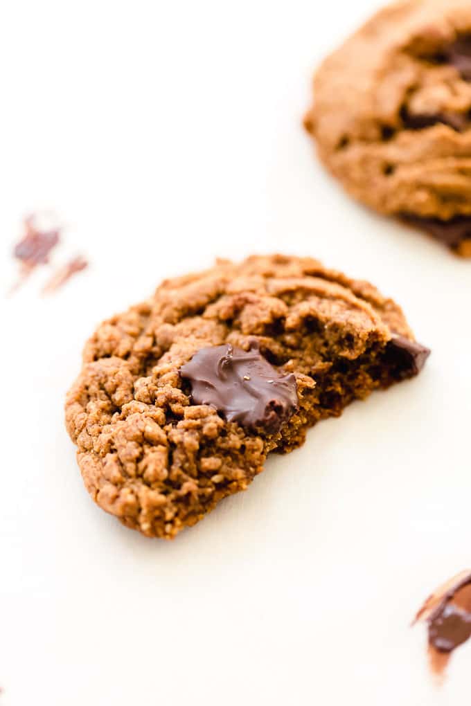 Vegan Almond Butter Chocolate Chip Cookies