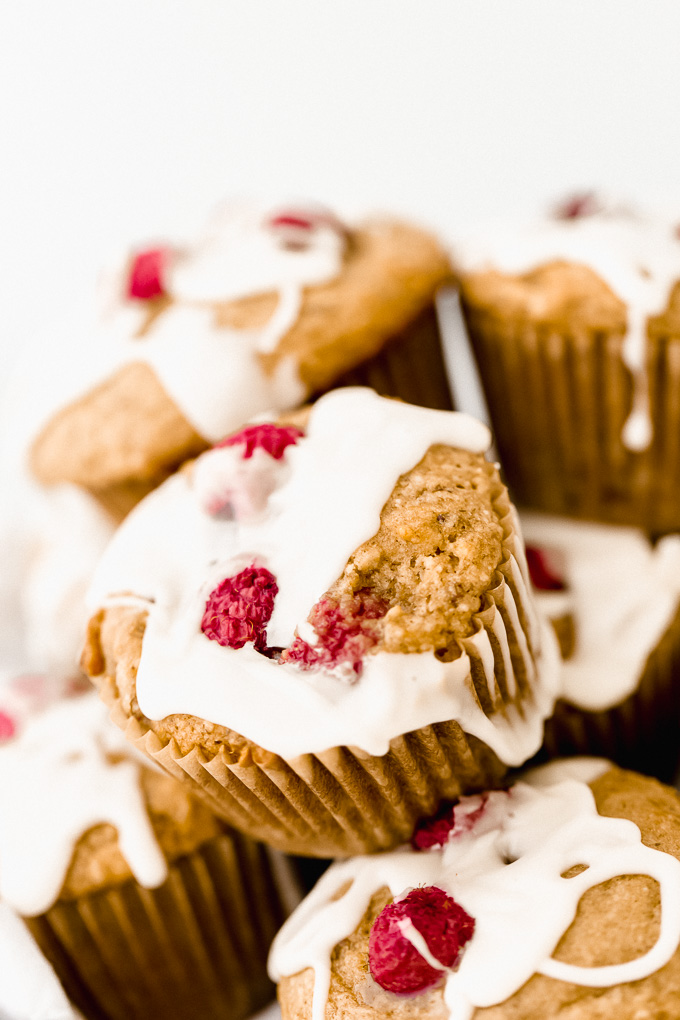 Vegan Raspberry Lemon Muffins