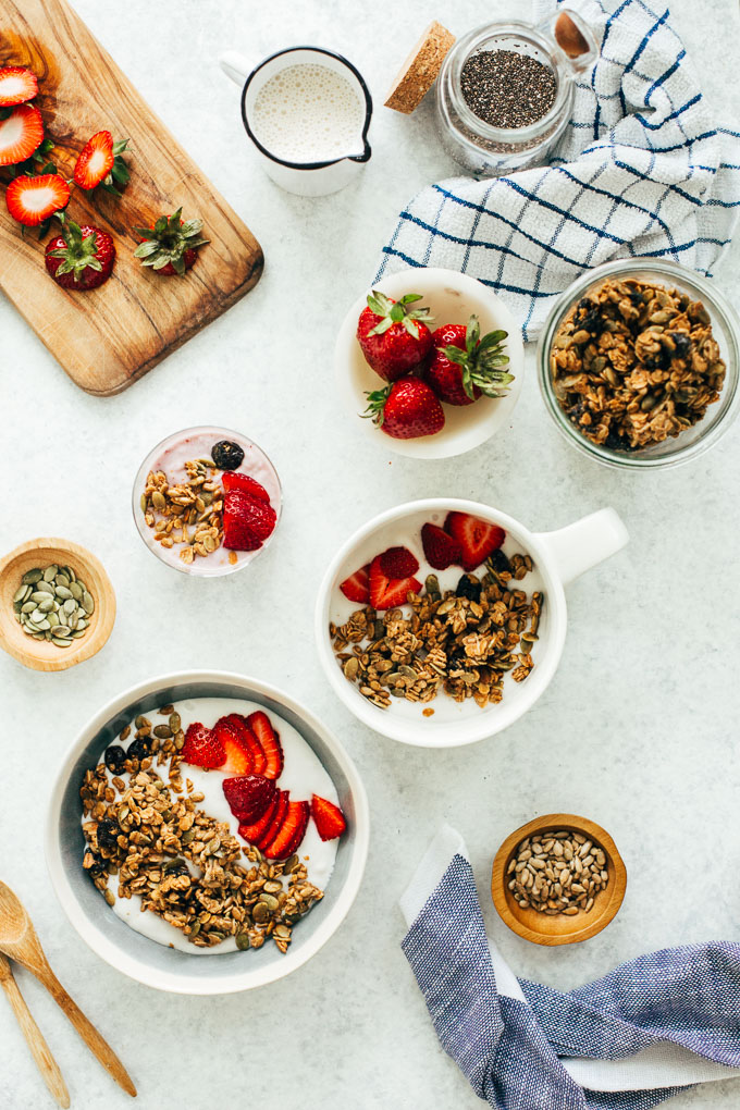 Super Seedy Cinnamon Granola Clusters