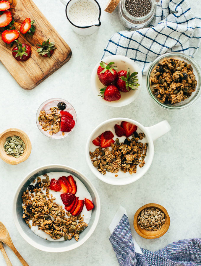 Super Seedy Cinnamon Granola Clusters