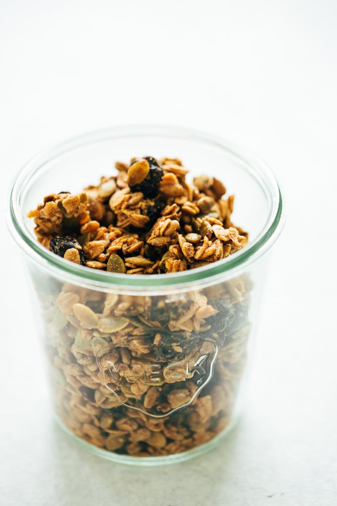 Super Seedy Cinnamon Granola Clusters