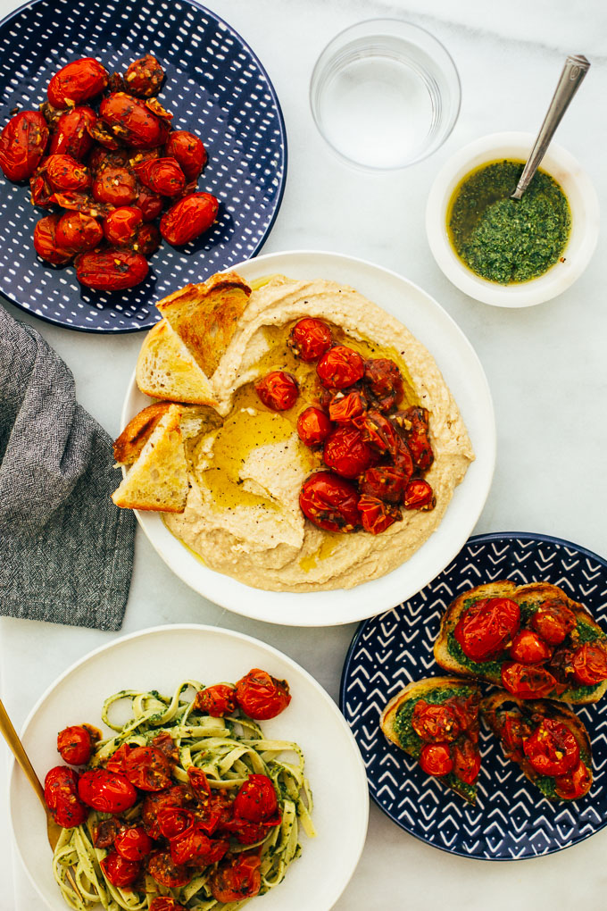 Garlic Herb Burst Tomatoes-image