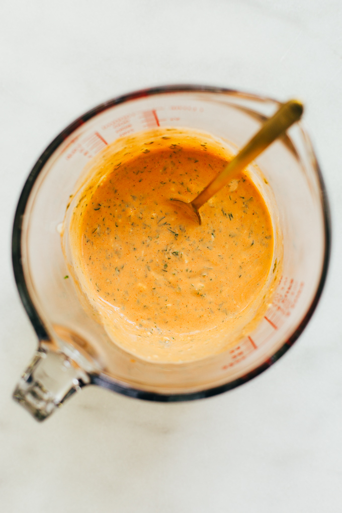 Vegan Buffalo Salad Dressing