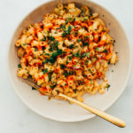 Vegan Buffalo Macaroni Salad