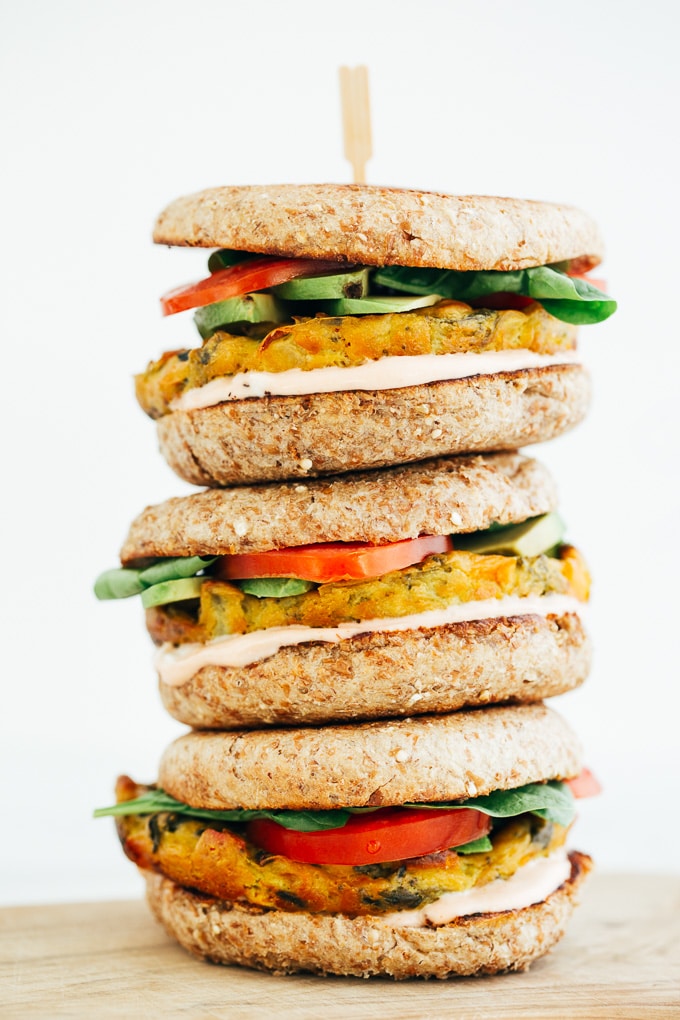 Vegan Veggie Egg Breakfast Sandwich