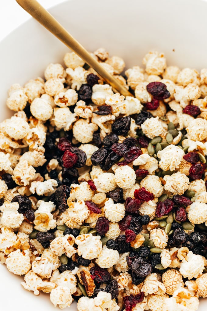 Cinnamon Popcorn Power Snack Mix