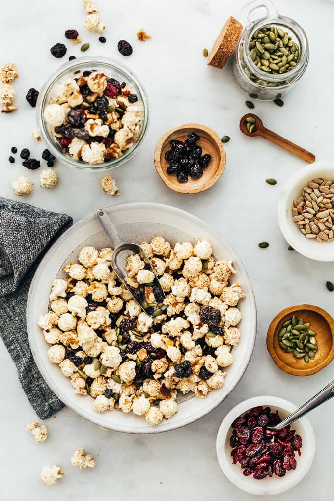 Cinnamon Popcorn Power Snack Mix